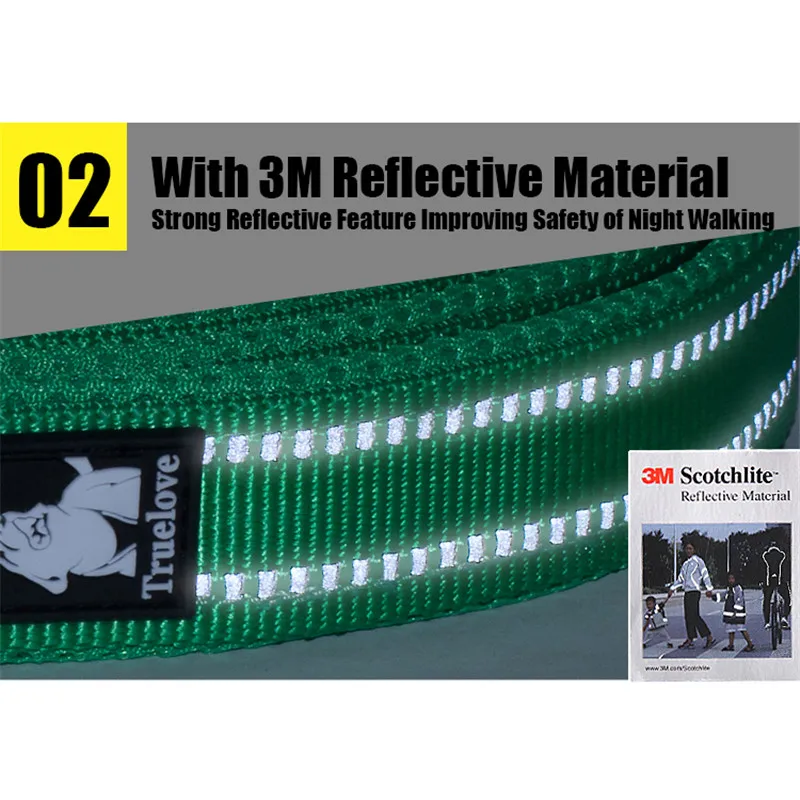 Reflective Mesh Dog Leash 200cm - Image 3