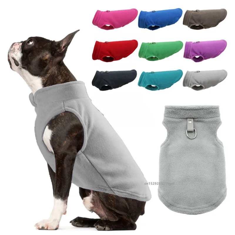 Winter Pet Jacket with D-Ring