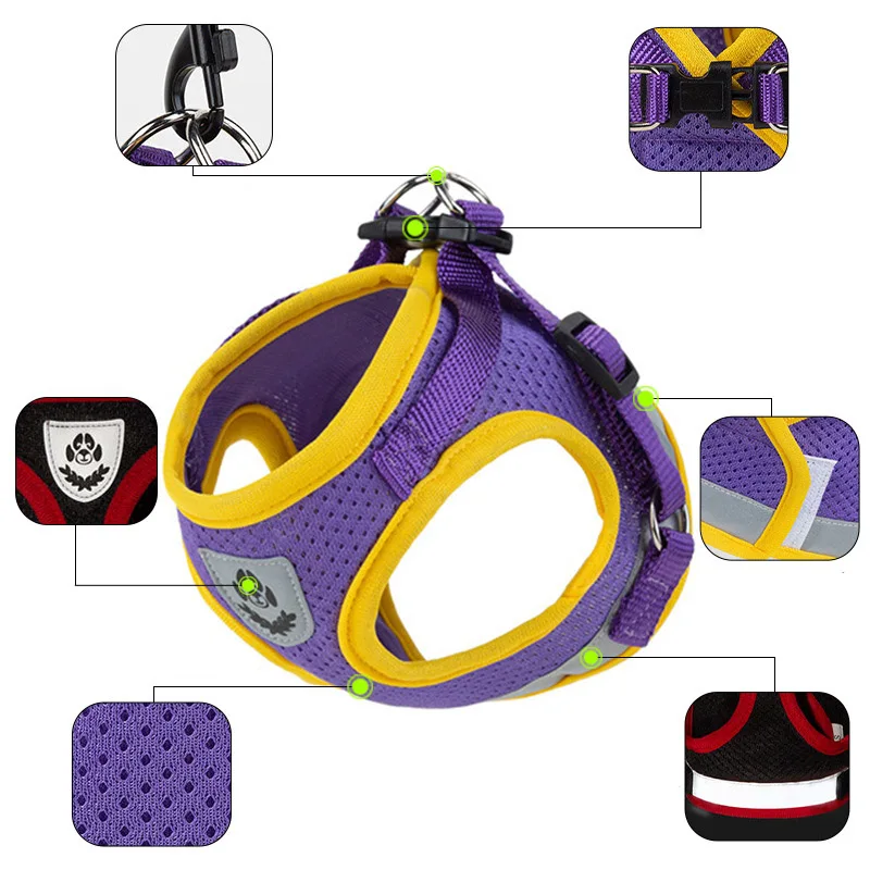 Reflective Pet Vest Harness Set - Image 5